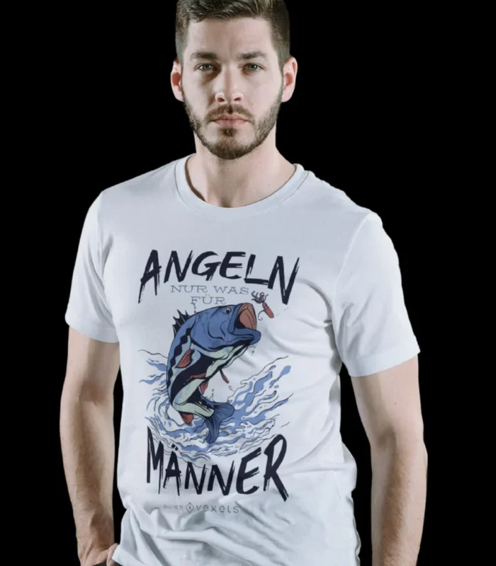 Angeln Manner Printed Tshirt