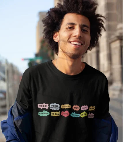 SPEAK KIND FRENCH T-SHIRT