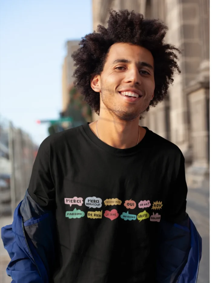 SPEAK KIND FRENCH T-SHIRT
