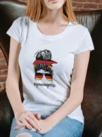 German Girl Life Printed T-shirt