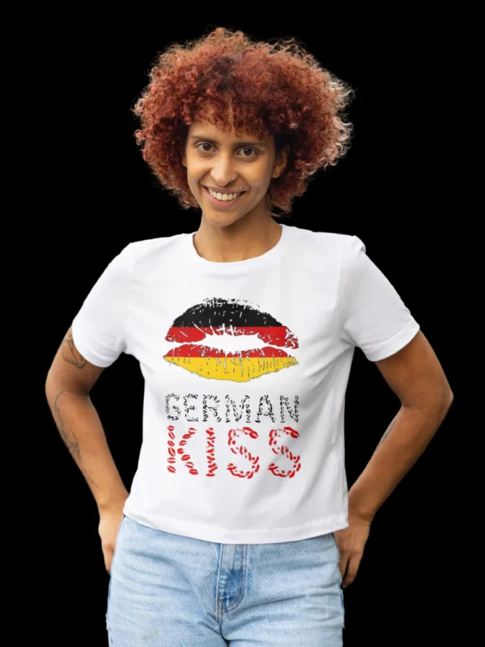 German Kiss Printed T-Shirt