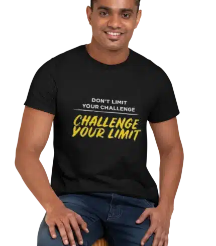 Challenge Your Limits Printed T Shirt