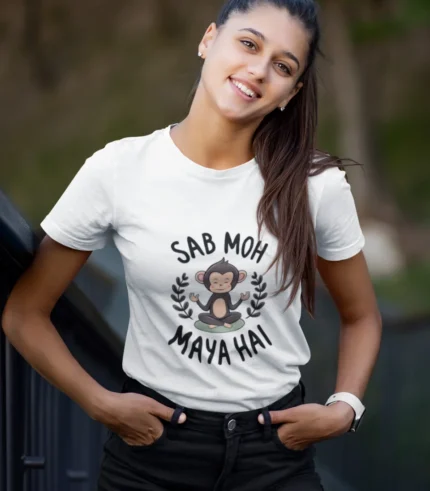 SAB MOHMAYA HAI Printed T-Shirt