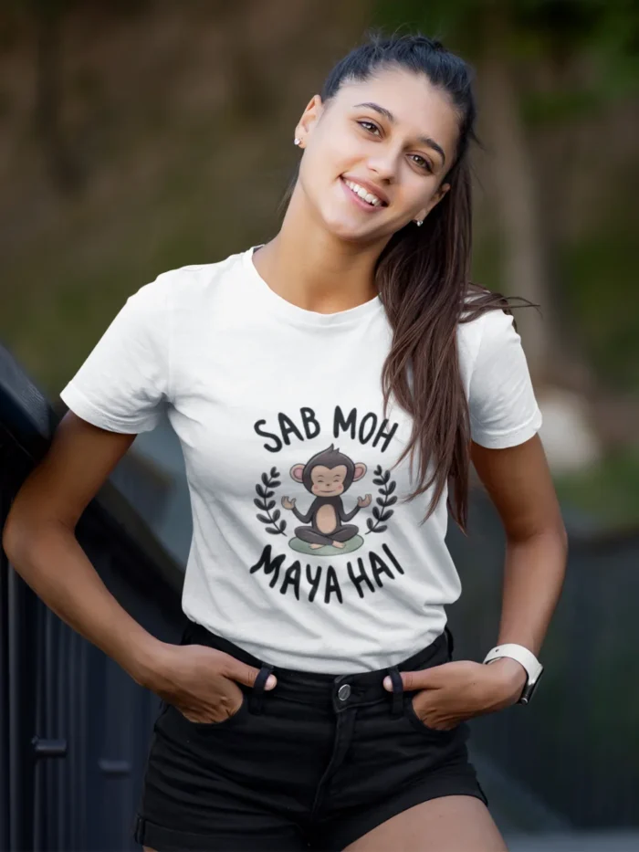 SAB MOHMAYA HAI Printed T-Shirt