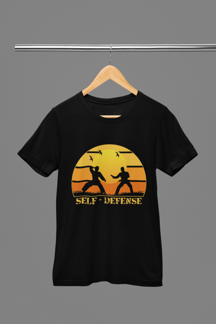 SELF DEFENSE PRINTED TSHIRT
