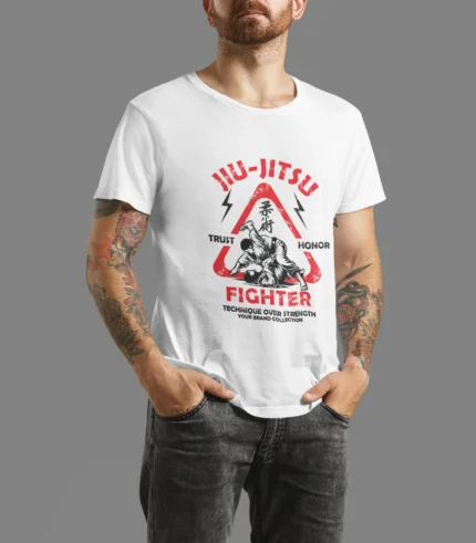  JIU JITSU FIGHTER PREMIUM T-SHIRT 