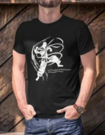 White Silhouette Quote T-Shirt