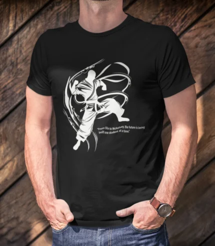 White Silhouette Quote T-Shirt